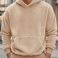 Мъжки реколта случайни руно hoodie